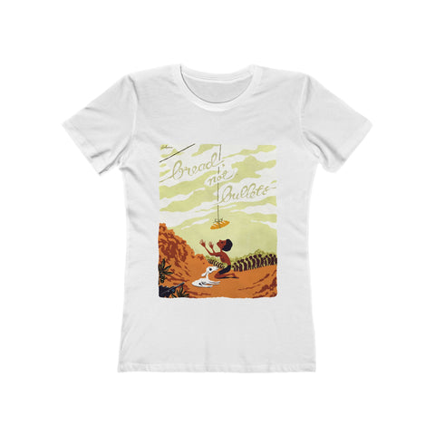BREAD, NOT BULLETS [Australian-Printed] - Women's The Boyfriend Tee