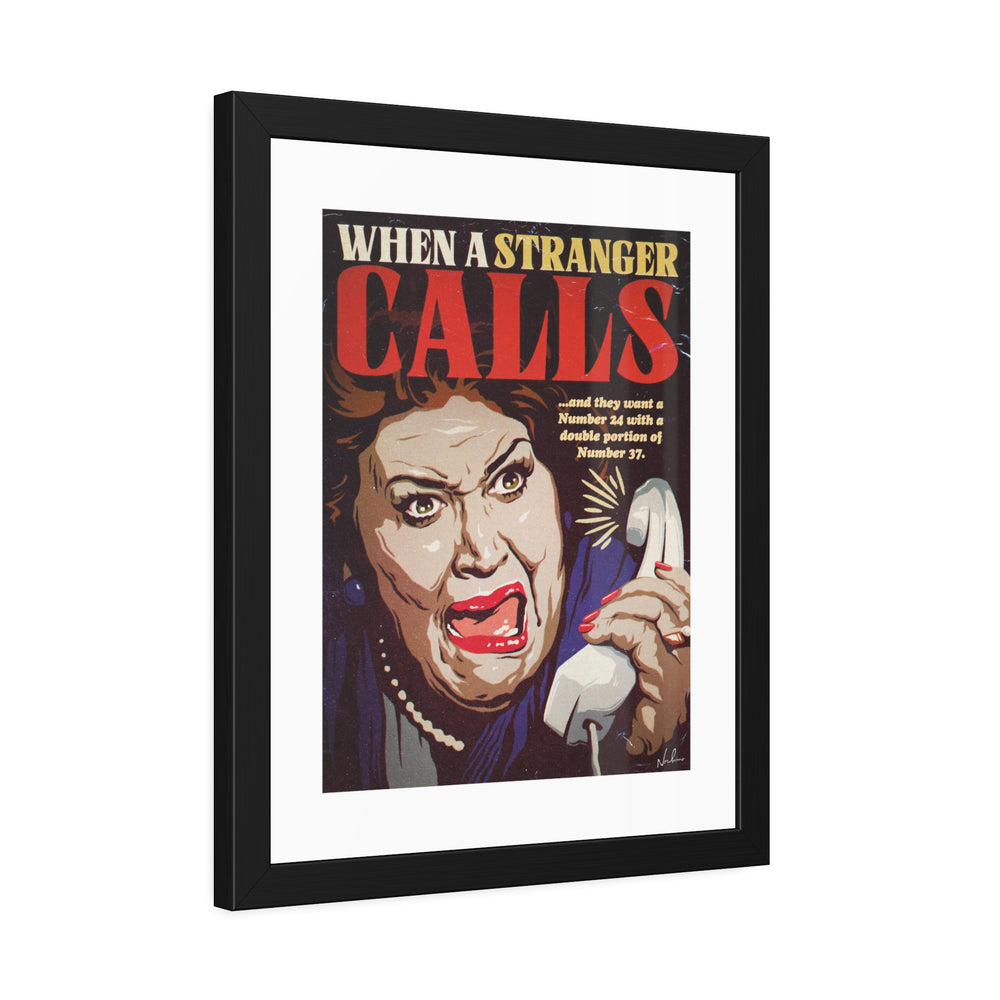 When A Stranger Calls - Framed Paper Posters