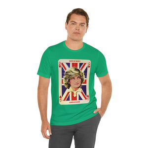 Queen Of Hearts [UK-Printed] - Unisex Jersey Short Sleeve Tee