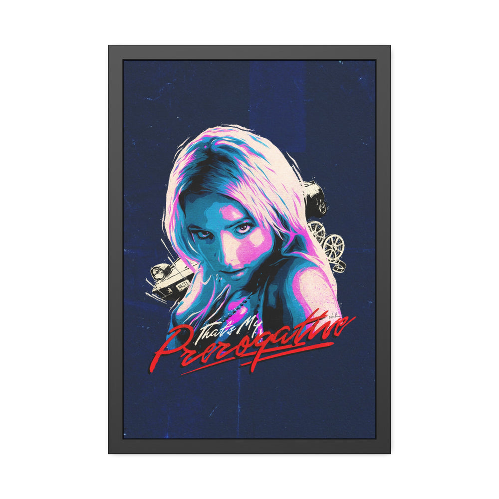 That's My Prerogative [Coloured BG] - Framed Paper Posters