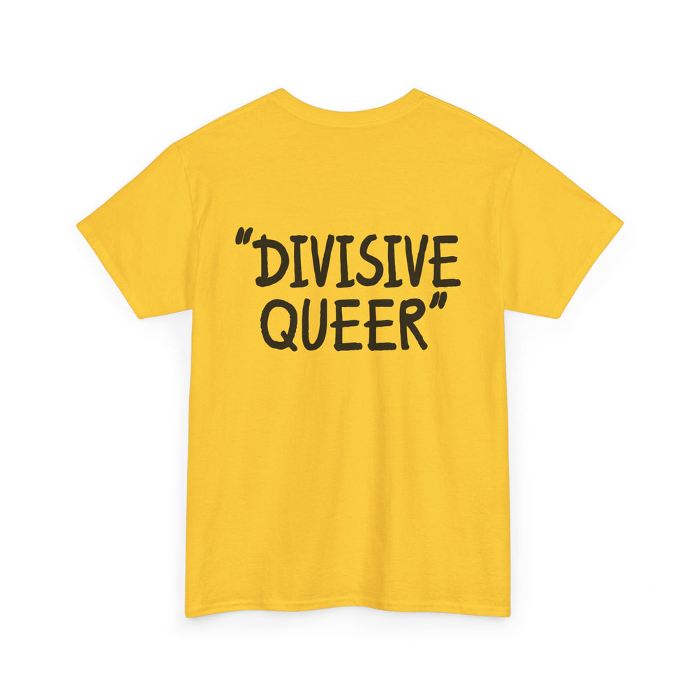 DIVISIVE QUEER - Double Sided Edition [Australian-Printed] - Unisex Heavy Cotton Tee