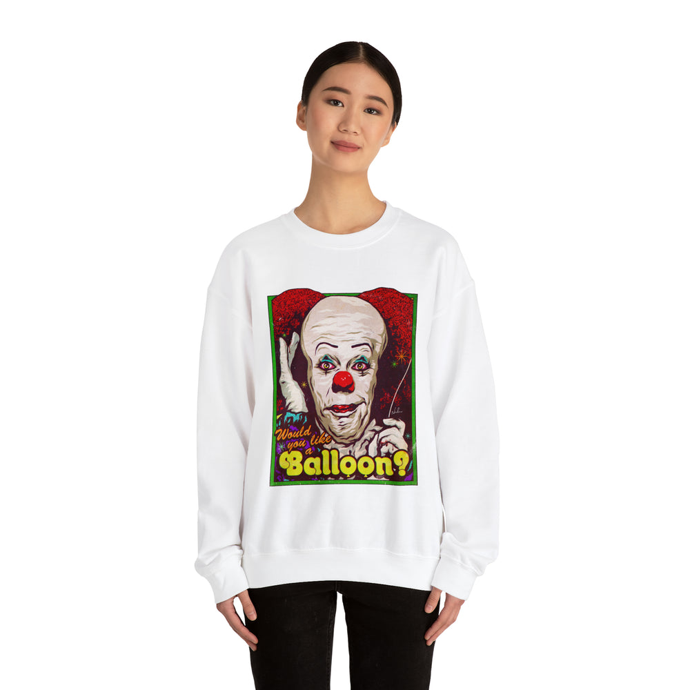 Would You Like A Balloon? [Australian-Printed] - Unisex Heavy Blend™ Crewneck Sweatshirt