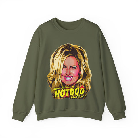 Makes Me Want A Hot Dog Real Bad! [Australian-Printed] - Unisex Heavy Blend™ Crewneck Sweatshirt