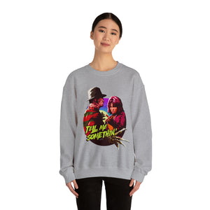 Tell Me Somethin'  [Australian-Printed] - Unisex Heavy Blend™ Crewneck Sweatshirt