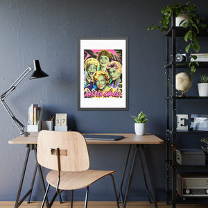 GOLDEN GHOULS - Framed Paper Posters