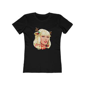 Merry Swiftmas [Australian-Printed] - Women's The Boyfriend Tee