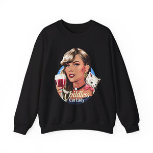 Childless Cat Lady [UK-Printed] - Unisex Heavy Blend™ Crewneck Sweatshirt