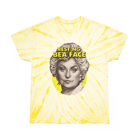 RESTING BEA FACE [US-Printed] - Tie-Dye Tee, Cyclone