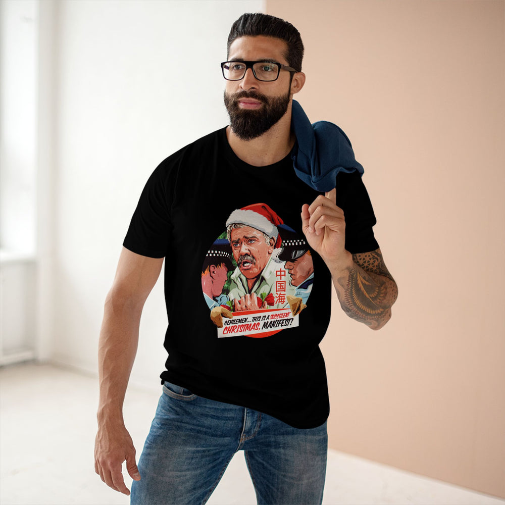 GENTLEMEN... THIS IS A SUCCULENT CHRISTMAS, MANIFEST! [Australian-Printed] Men's Staple Tee