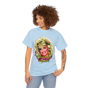 Have A Holly Dolly Christmas! [Australian-Printed] - Unisex Heavy Cotton Tee