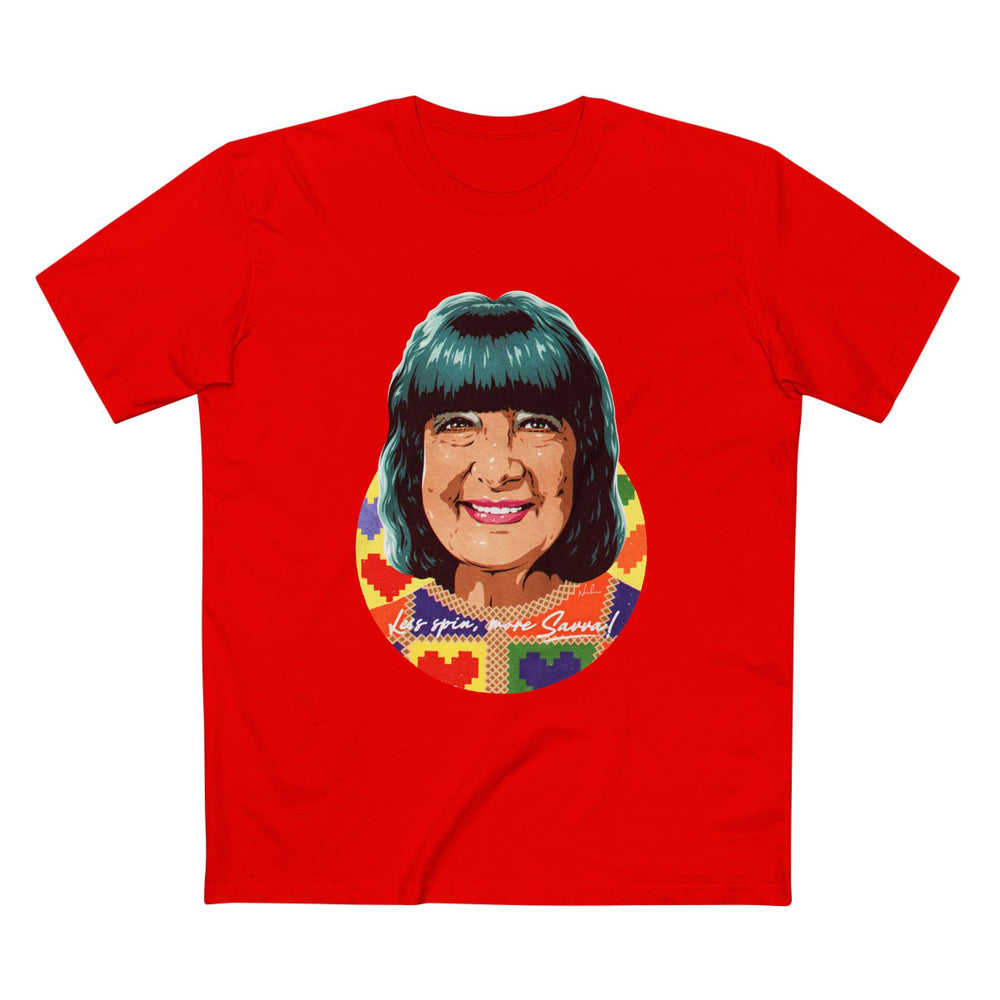 Less Spin, More Savva [Australian-Printed] Men's Staple Tee