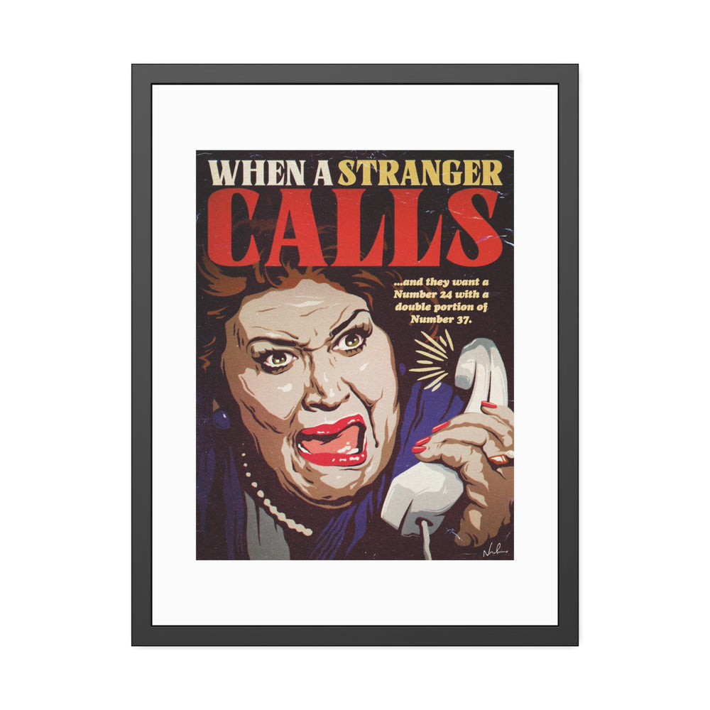 When A Stranger Calls - Framed Paper Posters