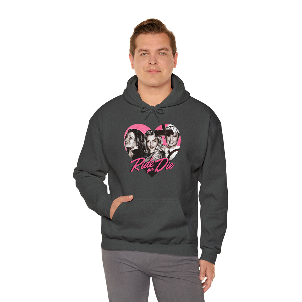 RIDE OR DIE [Australian-Printed] - Unisex Heavy Blend™ Hooded Sweatshirt