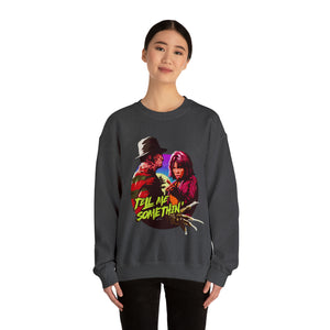 Tell Me Somethin'  [Australian-Printed] - Unisex Heavy Blend™ Crewneck Sweatshirt