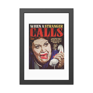 When A Stranger Calls - Framed Paper Posters