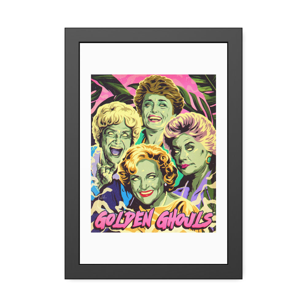 GOLDEN GHOULS - Framed Paper Posters