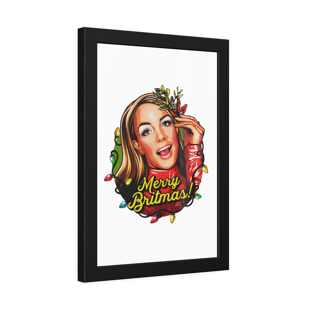 Merry Britmas! - Framed Paper Posters