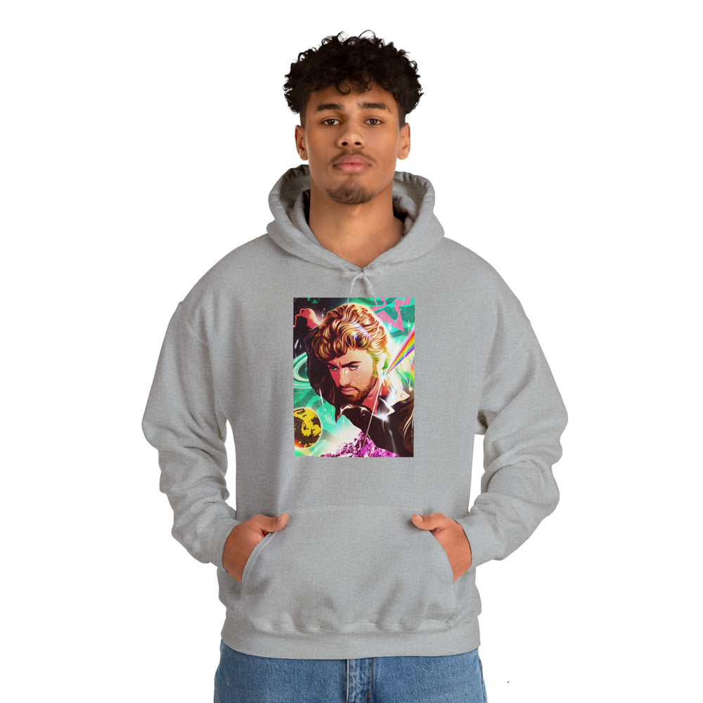 GALACTIC GEORGE [Australian-Printed] - Unisex Heavy Blend™ Hooded Sweatshirt