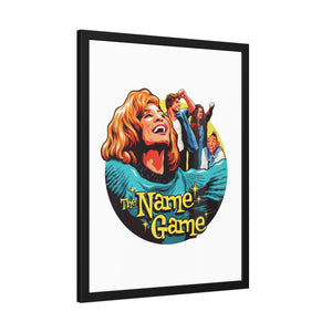 The Name Game - Framed Paper Posters