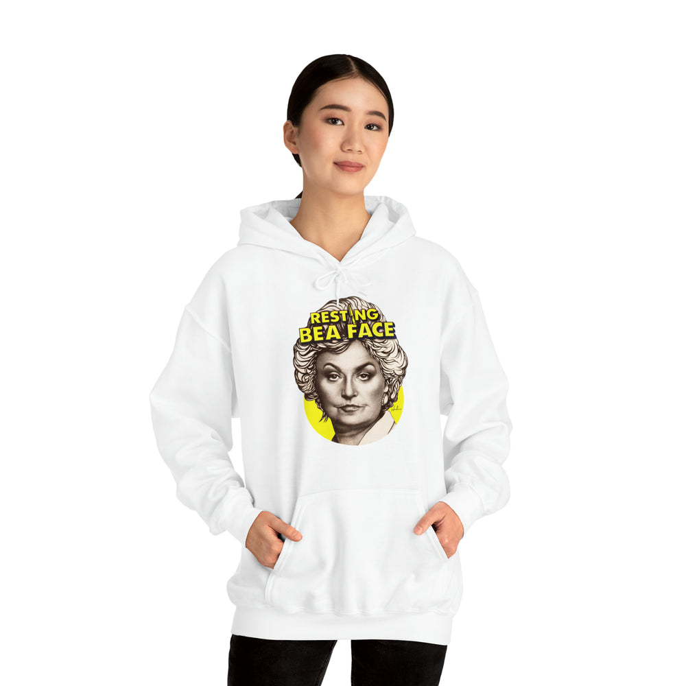 RESTING BEA FACE [Australian-Printed] - Unisex Heavy Blend™ Hooded Sweatshirt