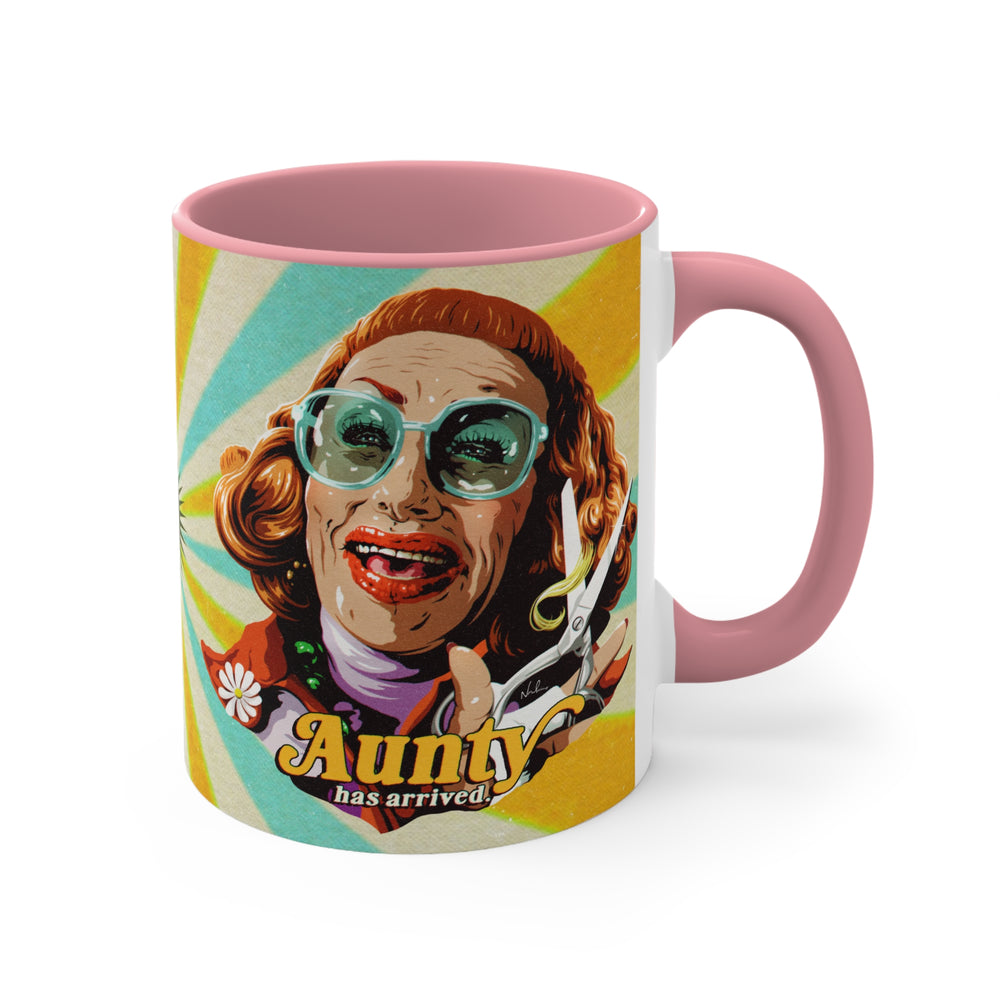Aunty Has Arrived - 11oz Accent Mug (Australian Printed)