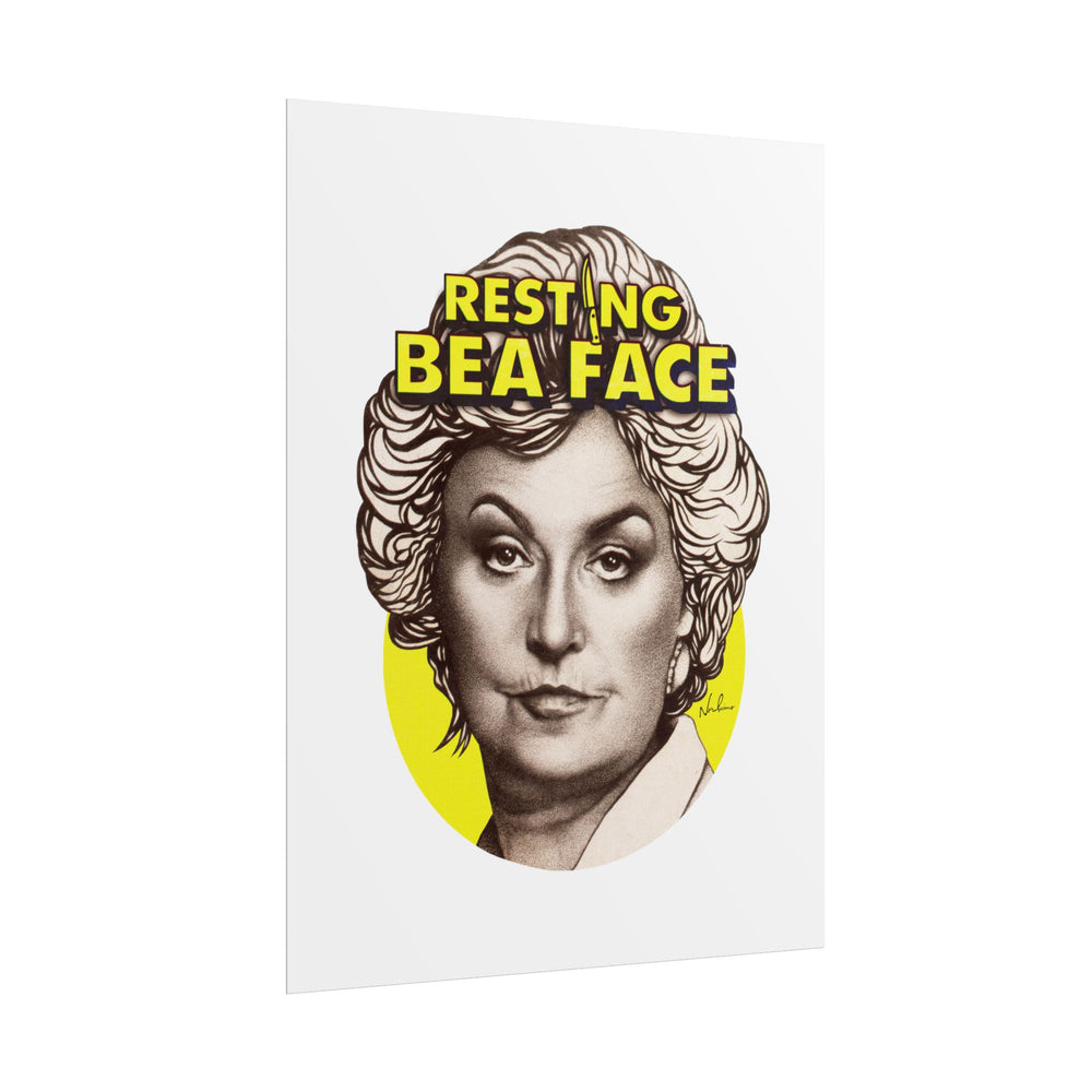 RESTING BEA FACE - Rolled Posters