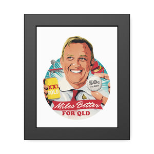 Miles Better For QLD - Framed Paper Posters