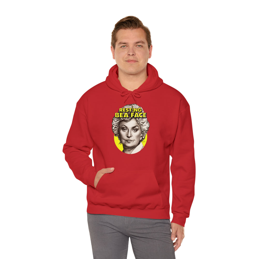 RESTING BEA FACE [Australian-Printed] - Unisex Heavy Blend™ Hooded Sweatshirt