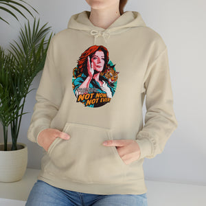 Not Now, Not Ever [Australian-Printed] - Unisex Heavy Blend™ Hooded Sweatshirt