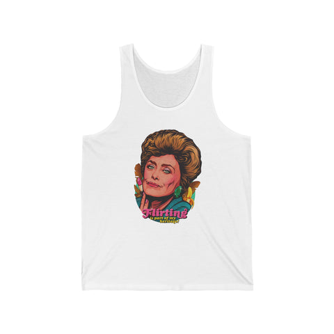 Flirting Is Part Of My Heritage! [US-Printed] - Unisex Jersey Tank