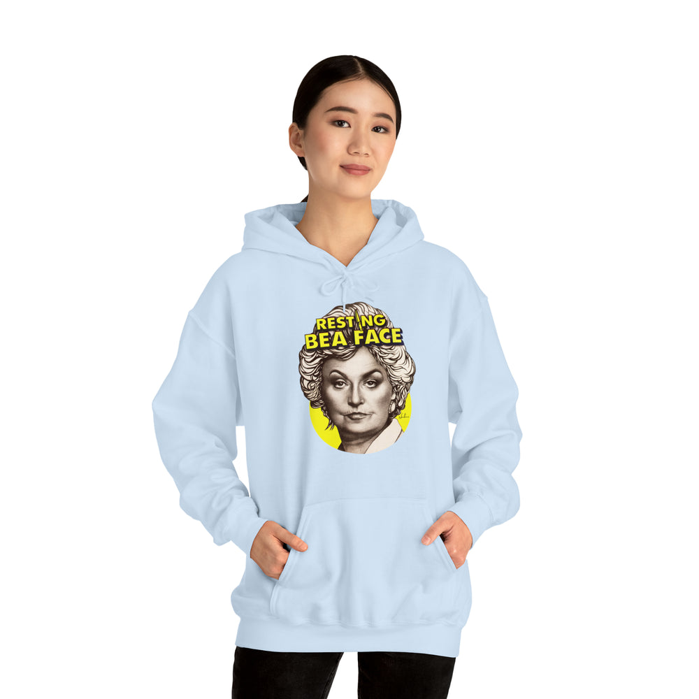 RESTING BEA FACE [Australian-Printed] - Unisex Heavy Blend™ Hooded Sweatshirt