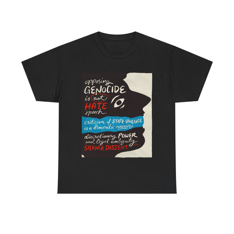 Opposing Genocide Is Not Hate Speech [Australian-Printed] - Unisex Heavy Cotton Tee