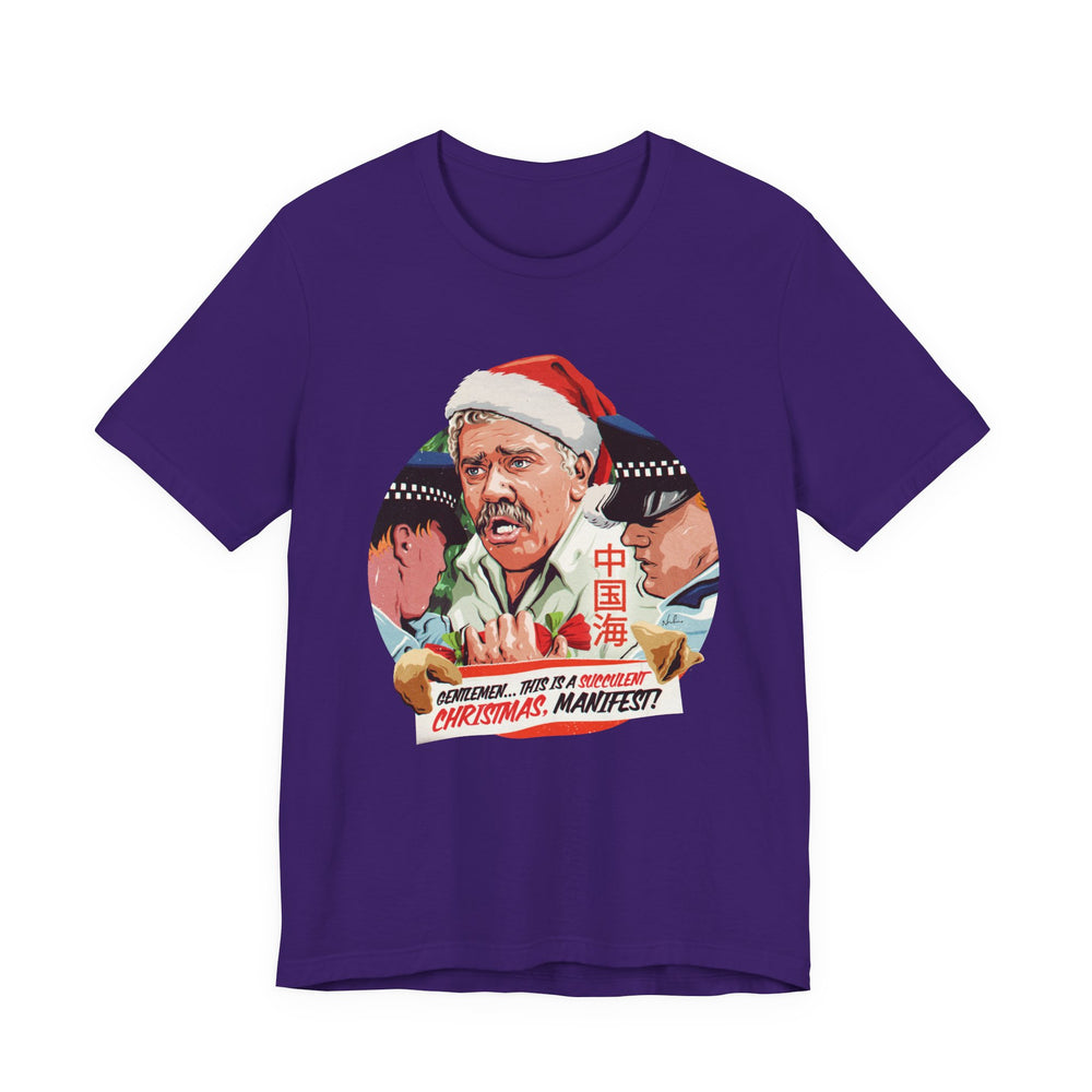 GENTLEMEN... THIS IS A SUCCULENT CHRISTMAS, MANIFEST! [US-Printed] - Unisex Jersey Short Sleeve Tee