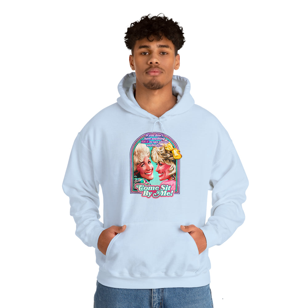 Come Sit By Me! [Australian-Printed] - Unisex Heavy Blend™ Hooded Sweatshirt