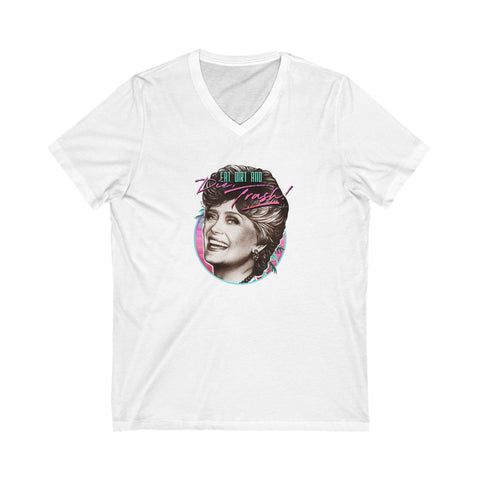 Eat Dirt And Die, Trash! [US-Printed] - Unisex Jersey Short Sleeve V-Neck Tee
