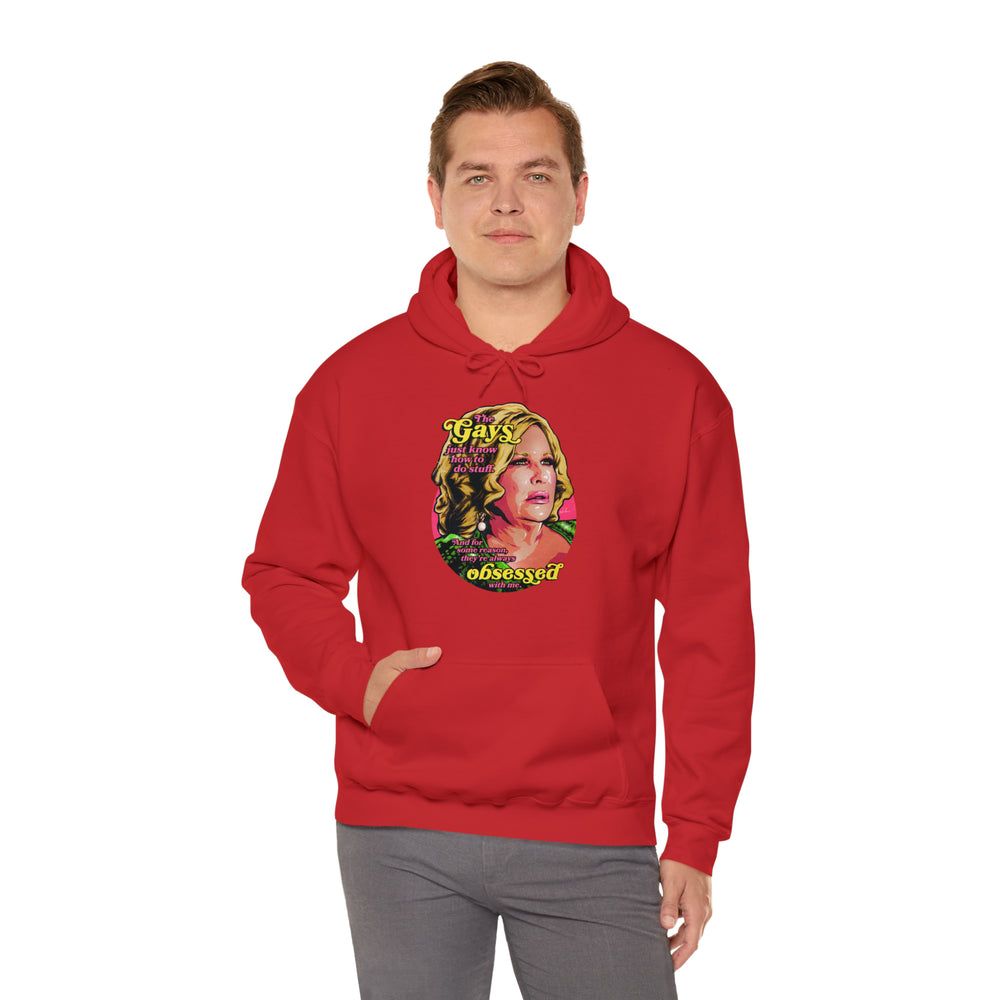 The Gays Just Know How To Do Stuff [Australian-Printed] - Unisex Heavy Blend™ Hooded Sweatshirt