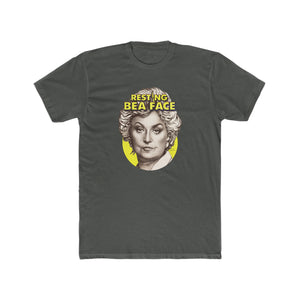 RESTING BEA FACE - Men's Cotton Crew Tee