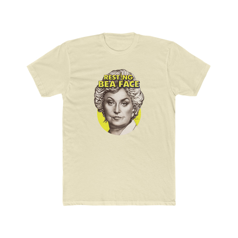 RESTING BEA FACE - Men's Cotton Crew Tee