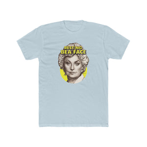 RESTING BEA FACE - Men's Cotton Crew Tee