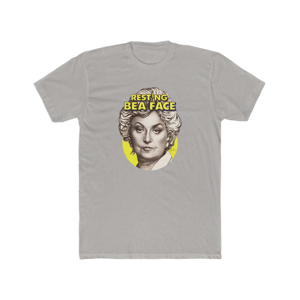 RESTING BEA FACE - Men's Cotton Crew Tee