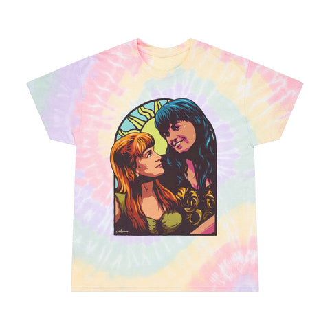 XENA X GABRIELLE [US-Printed] - Tie-Dye Tee, Spiral