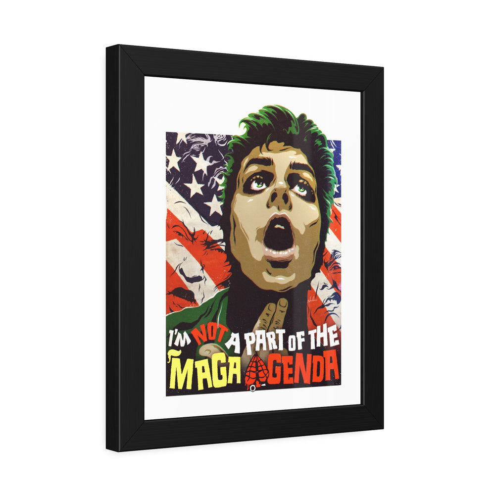 MAGA AGENDA - Framed Paper Posters