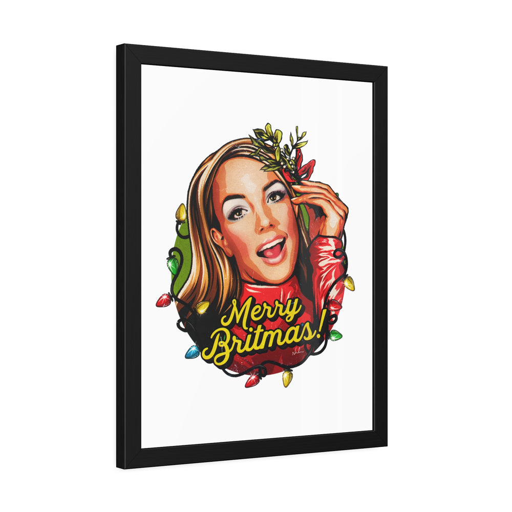 Merry Britmas! - Framed Paper Posters