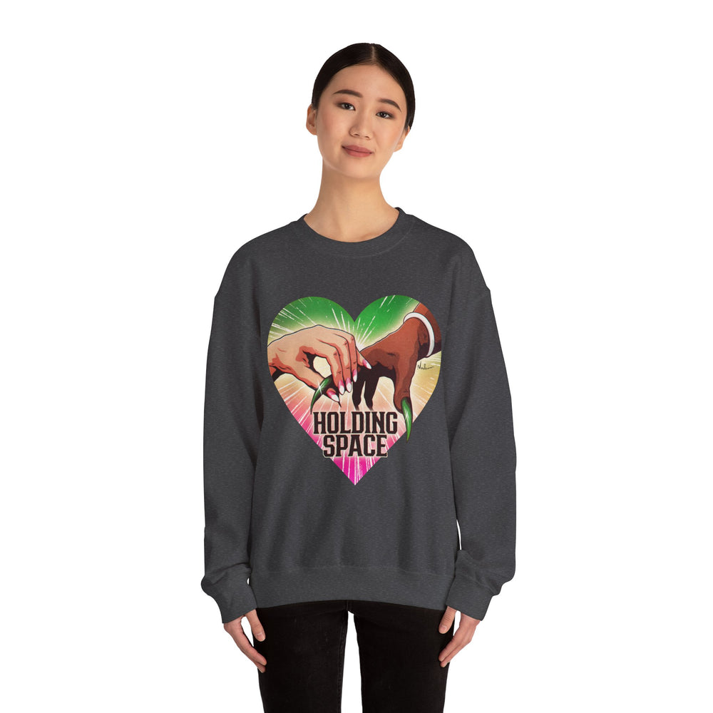 Holding Space [UK-Printed] - Unisex Heavy Blend™ Crewneck Sweatshirt