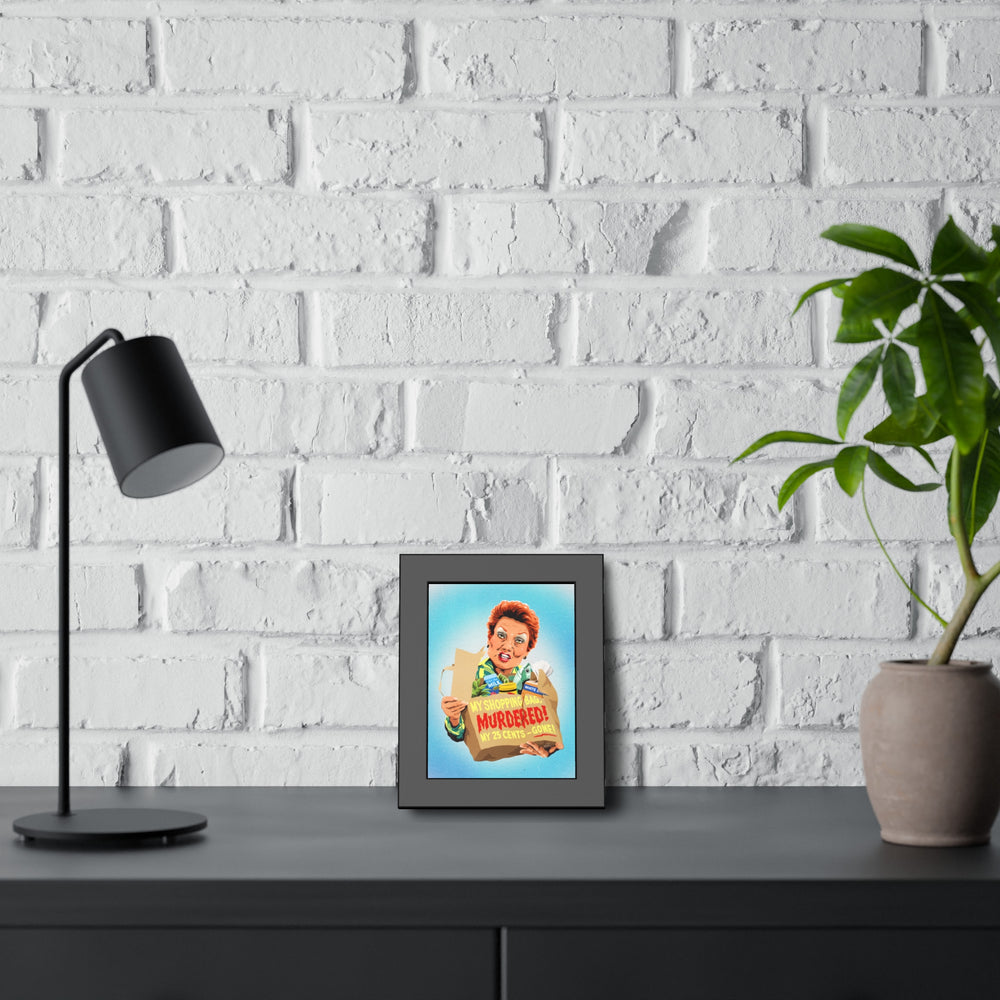 My Shopping Bag, Murdered! - Framed Paper Posters