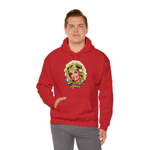 Have A Holly Dolly Christmas! [Australian-Printed] - Unisex Heavy Blend™ Hooded Sweatshirt