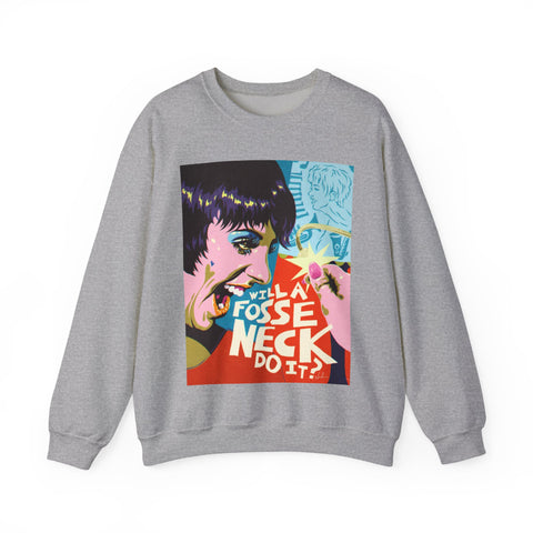 Will A Fosse Neck Do It?  [Australian-Printed] - Unisex Heavy Blend™ Crewneck Sweatshirt