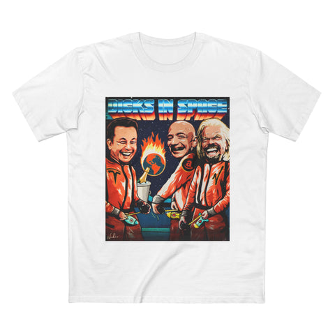 DICKS IN SPACE [Australian-Printed] - Men's Staple Tee