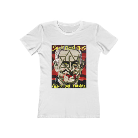 Sanction This Genocidal Maniac [Australian-Printed] - Women's The Boyfriend Tee
