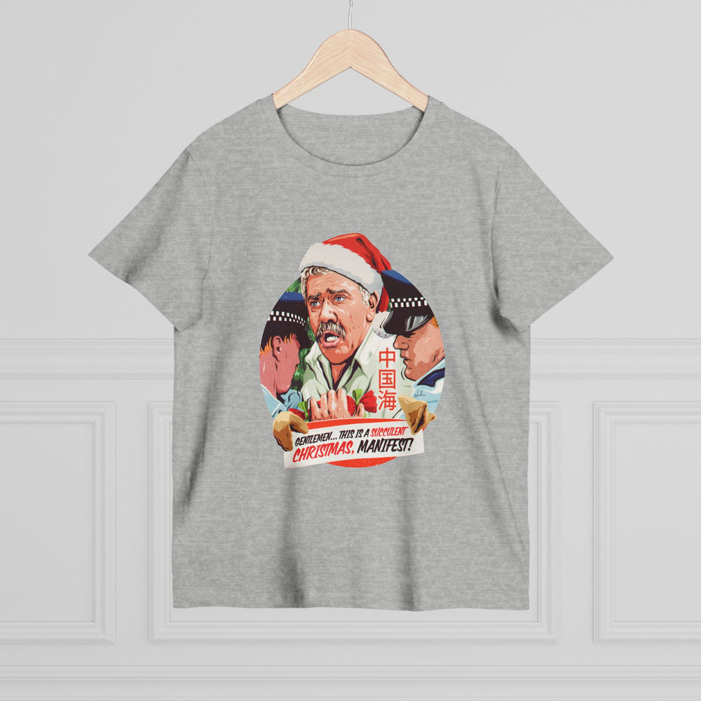 GENTLEMEN... THIS IS A SUCCULENT CHRISTMAS, MANIFEST! [Australian-Printed] - Women’s Maple Tee